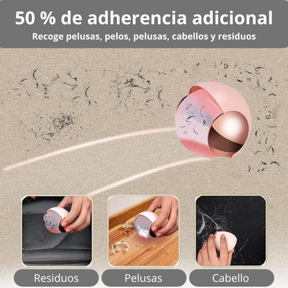 Pelota Pegajosa Quitapelos y Pelusas