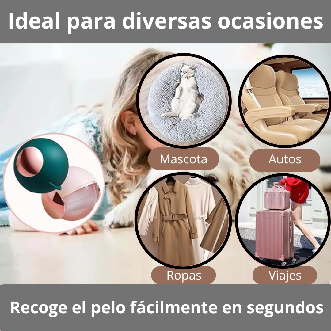 Pelota Pegajosa Quitapelos y Pelusas